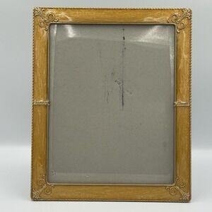 Ashleigh Manor Pewter Enameled Photo Picture Frame 8"‎ X 10" Ornate Classic